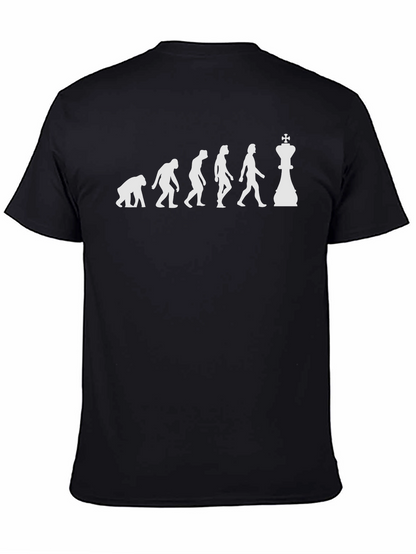 Evolution of Chess T-Shirt - Black