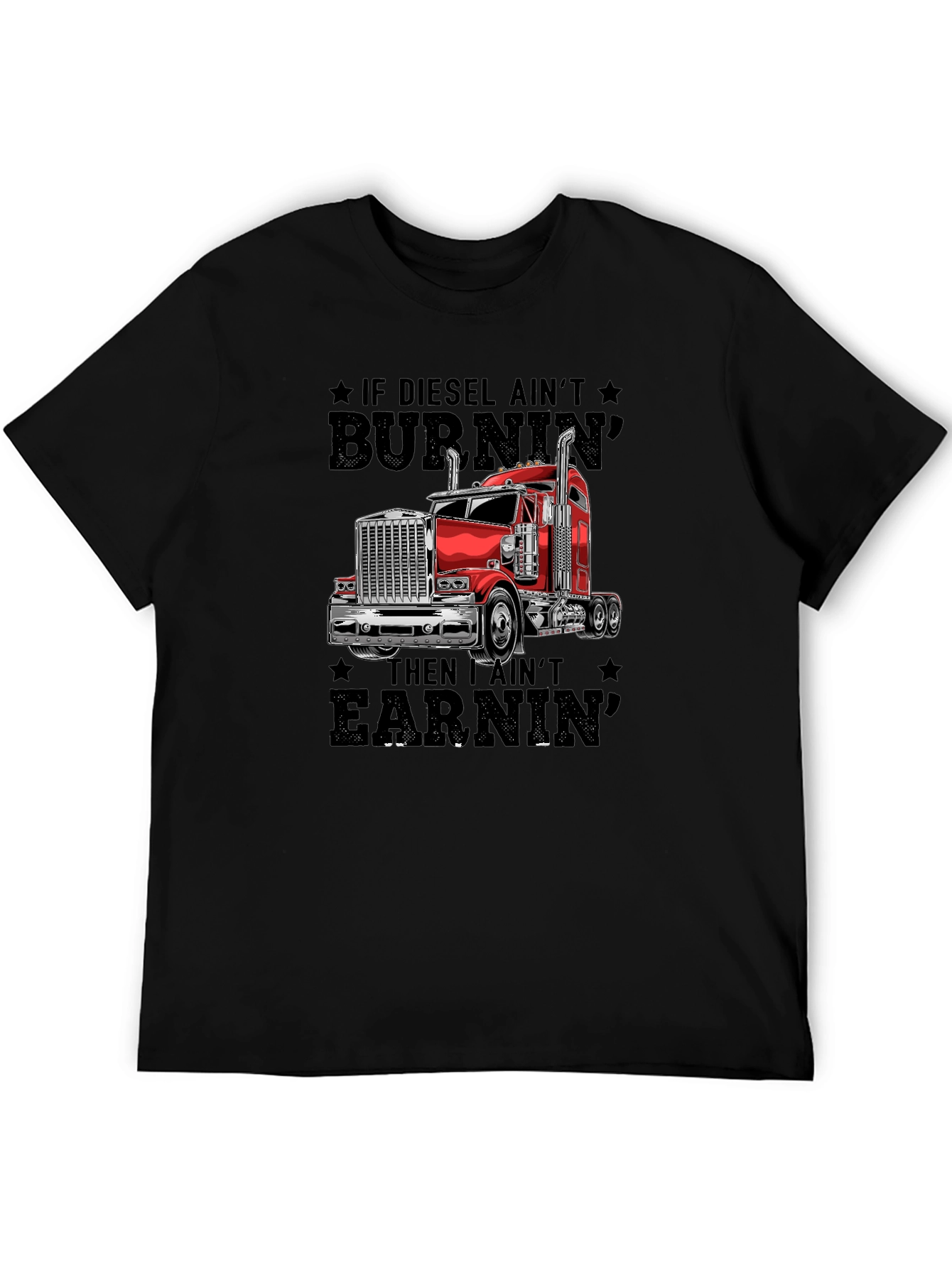 Diesel Burnin Trucker T-Shirt