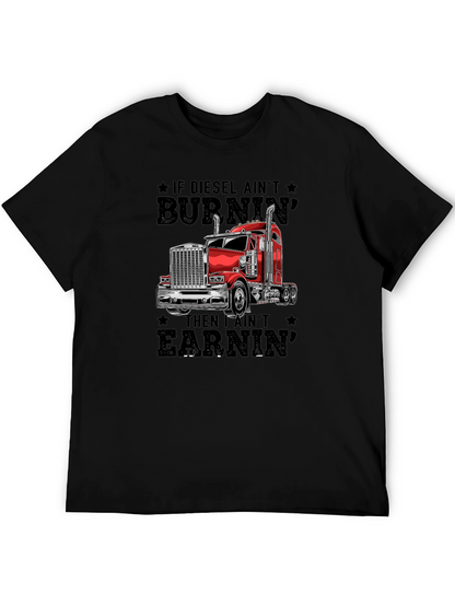 Diesel Burnin Trucker T-Shirt
