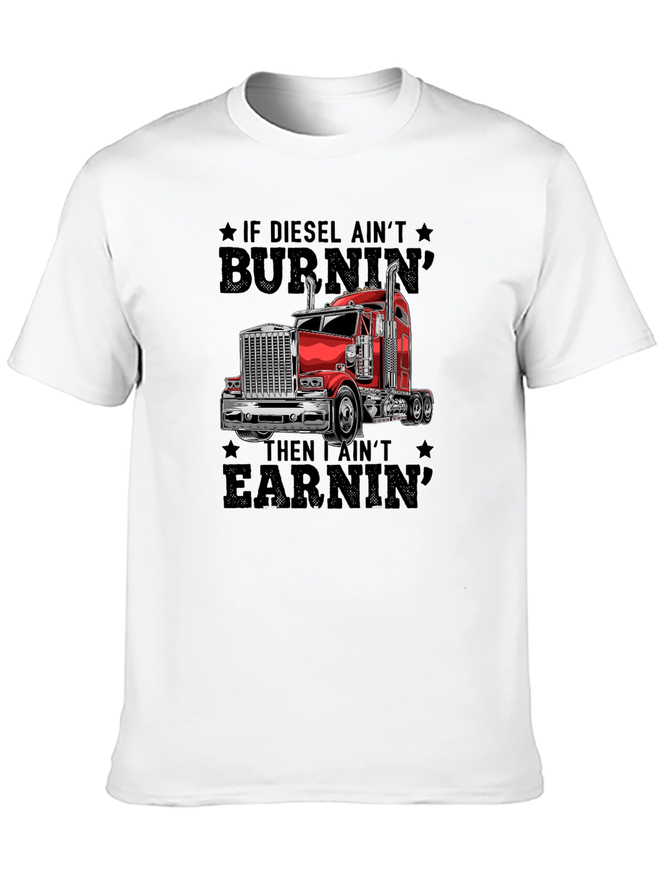Diesel Burnin Trucker T-Shirt