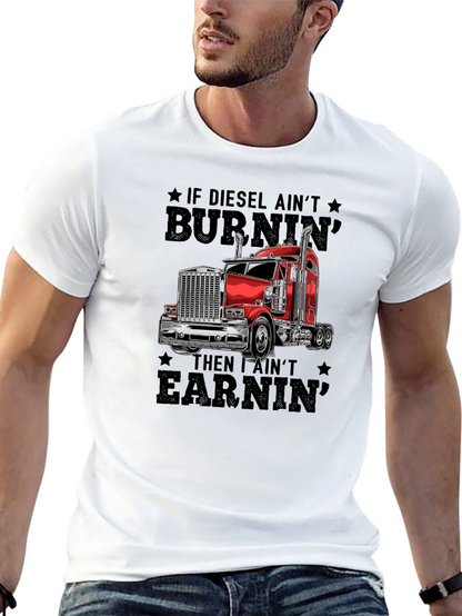 Diesel Burnin Trucker T-Shirt