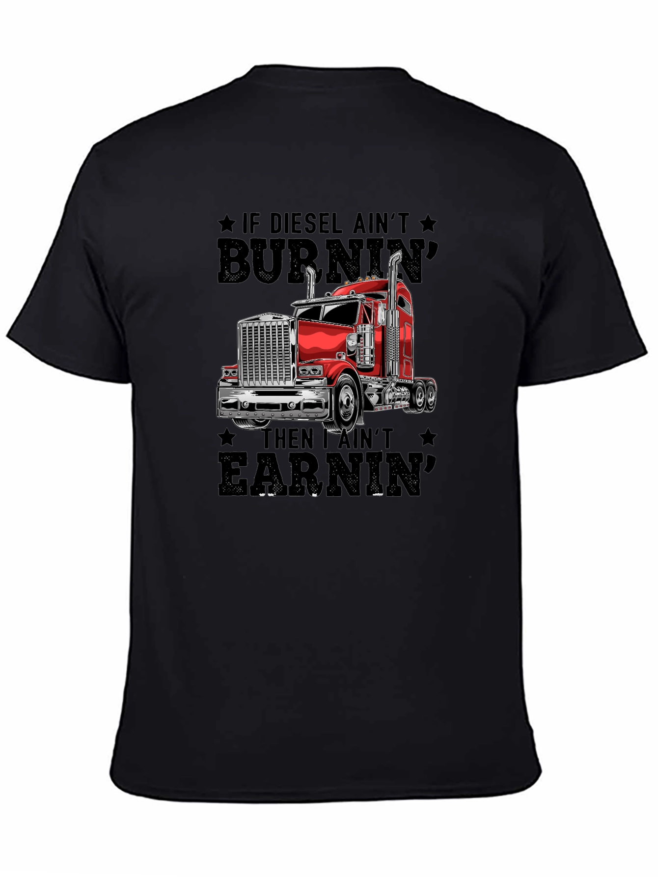 Diesel Burnin Trucker T-Shirt