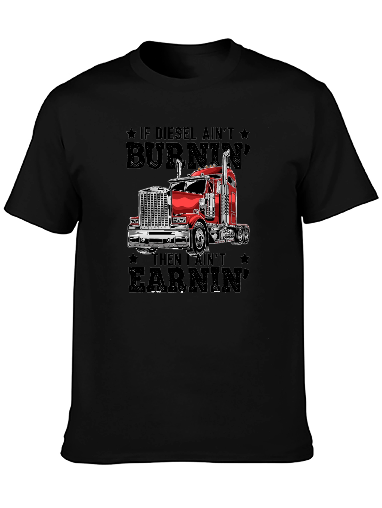 Diesel Burnin Trucker T-Shirt