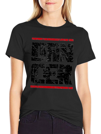 Dancer Graphic Black T-Shirt - Stylish & Bold