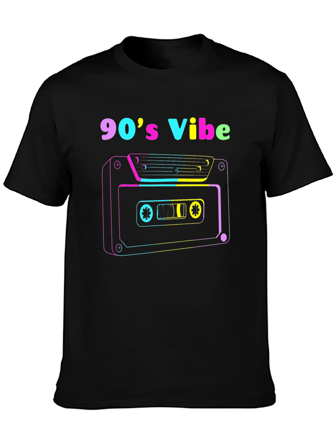 90s Vibe Cassette Tape T-Shirt - Retro Style