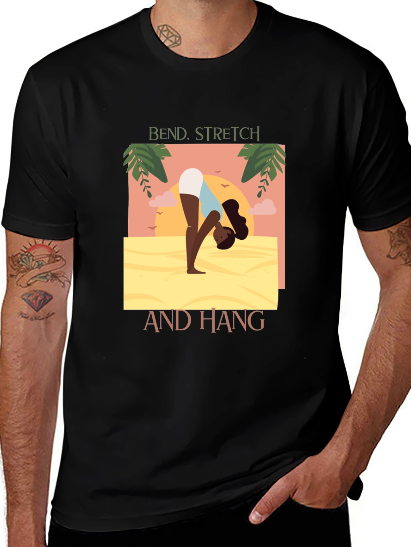 Bend Stretch and Hang Graphic T-Shirt