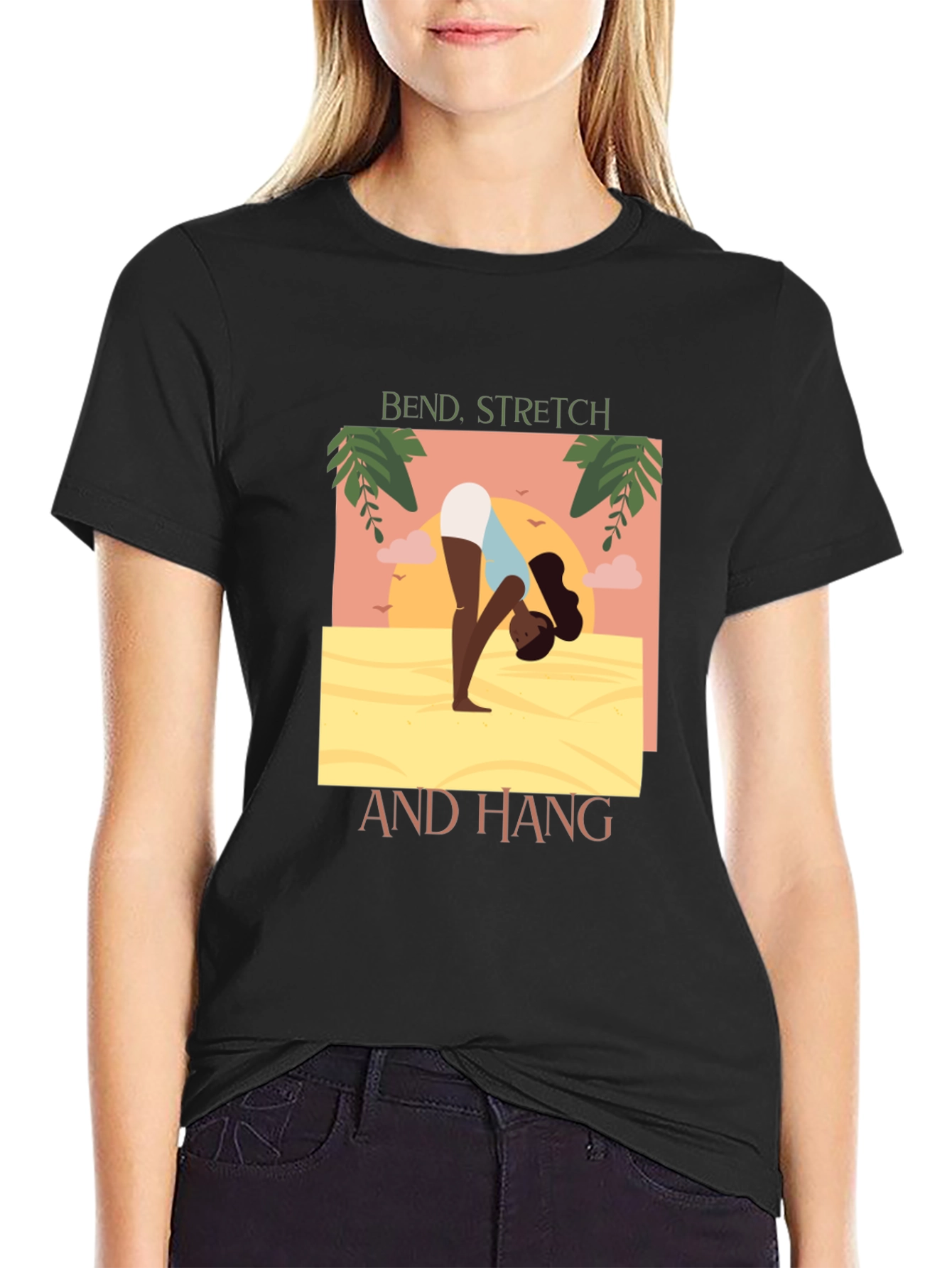 Bend Stretch and Hang Graphic T-Shirt