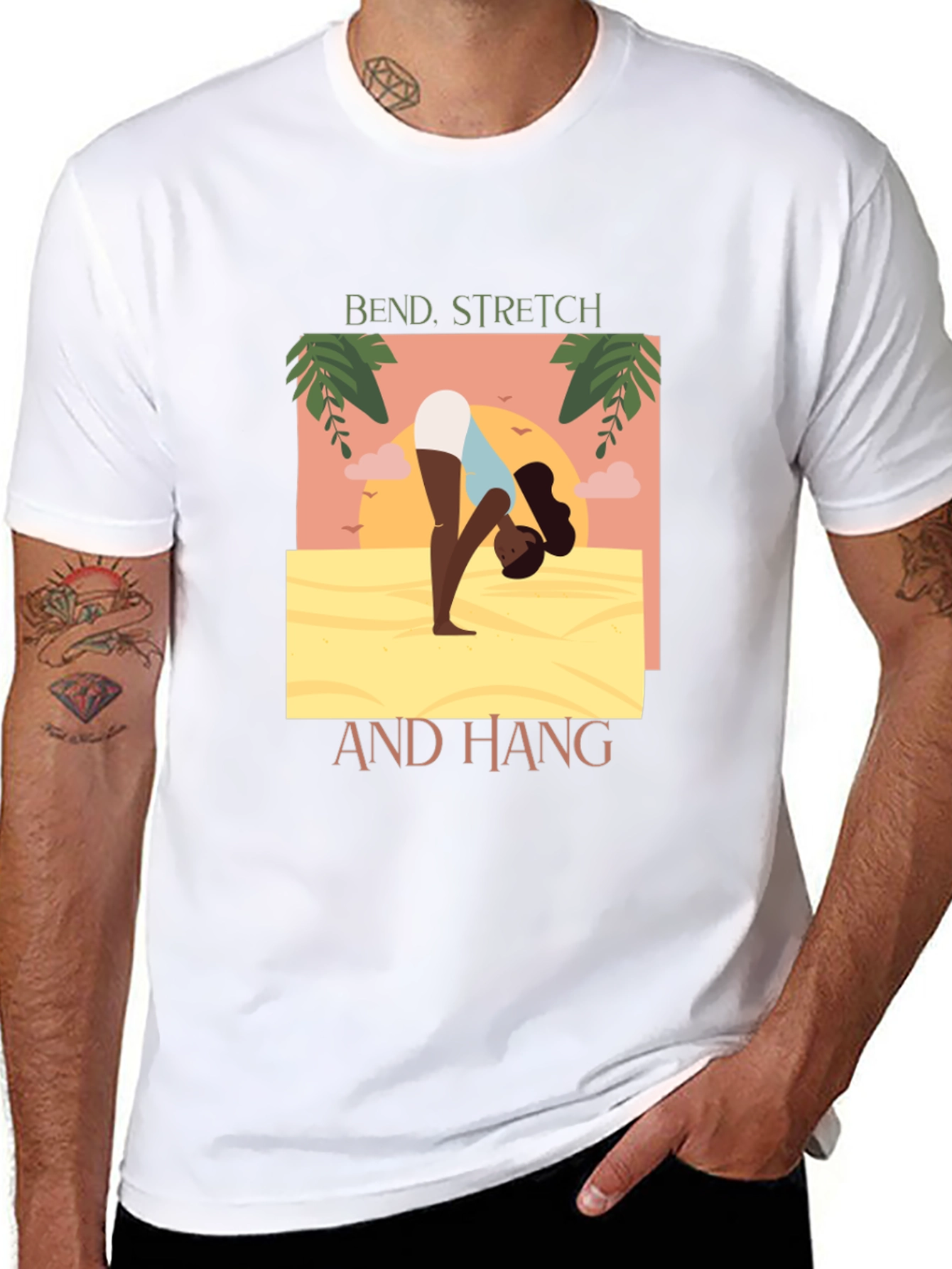Bend Stretch and Hang Graphic T-Shirt