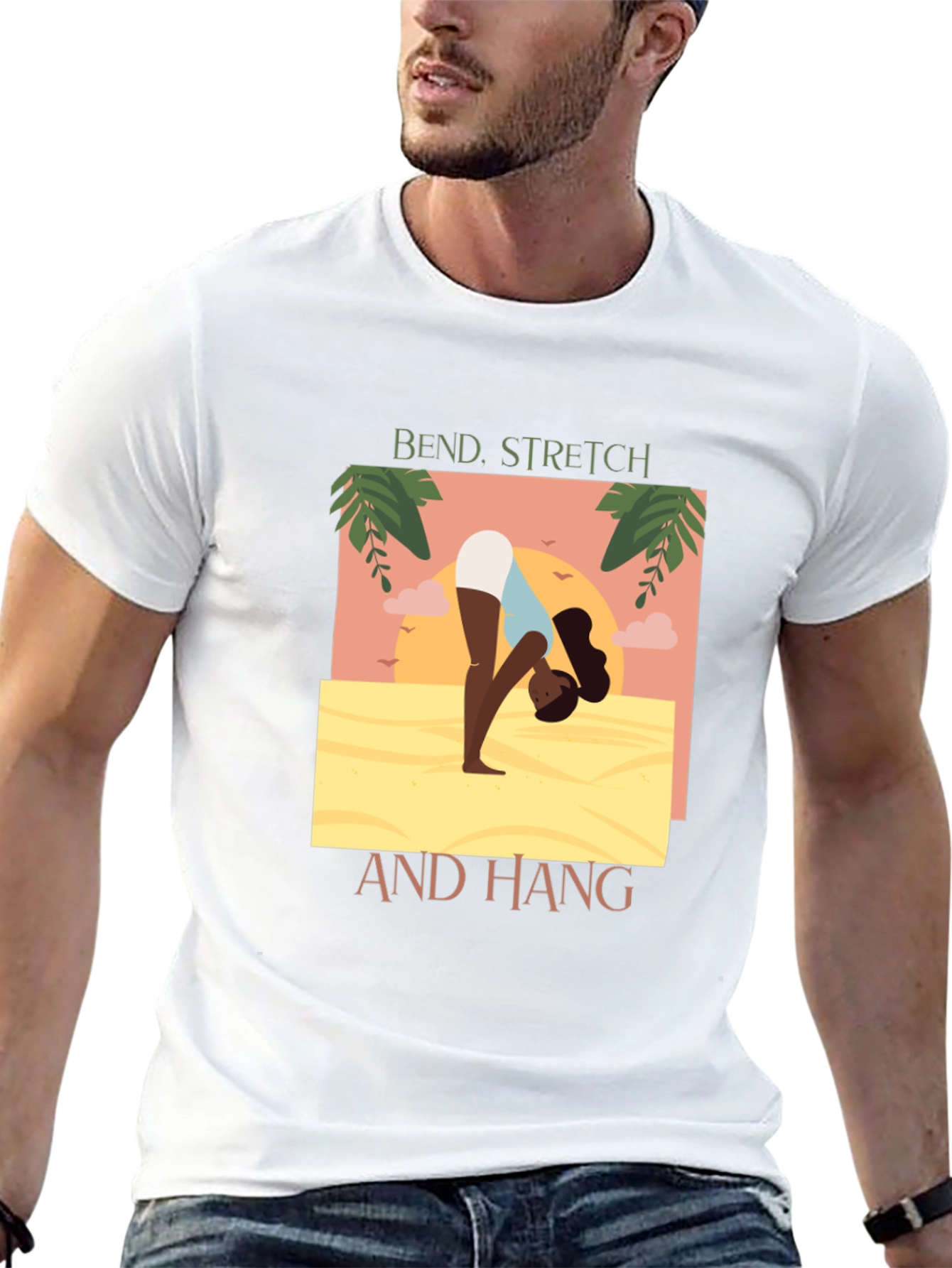 Bend Stretch and Hang Graphic T-Shirt