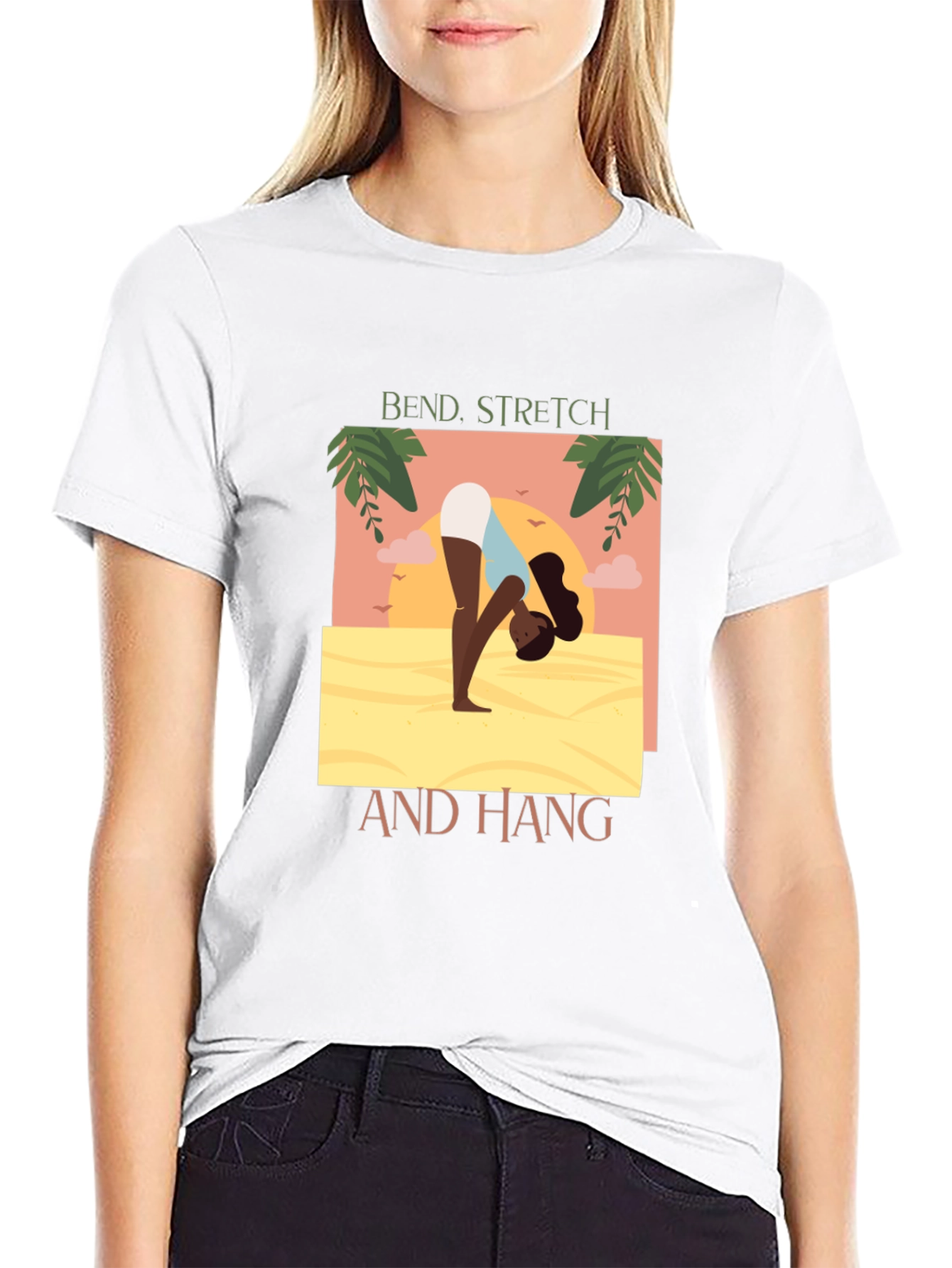 Bend Stretch and Hang Graphic T-Shirt