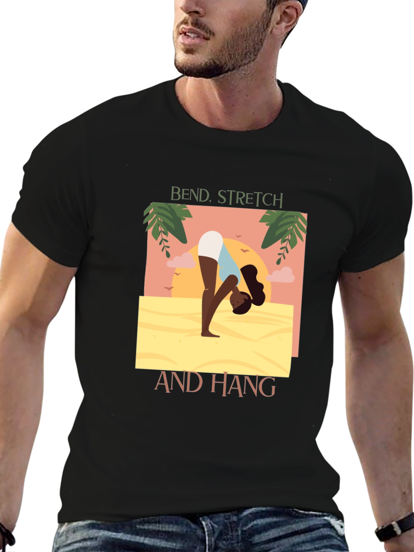 Bend Stretch and Hang Graphic T-Shirt
