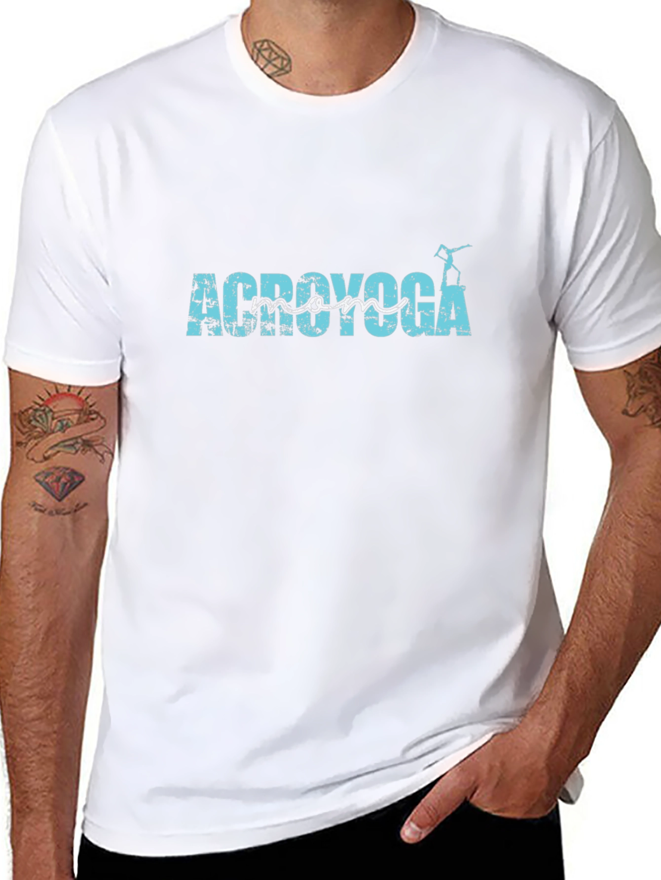 AcroYoga Mom Graphic T-Shirt - Black