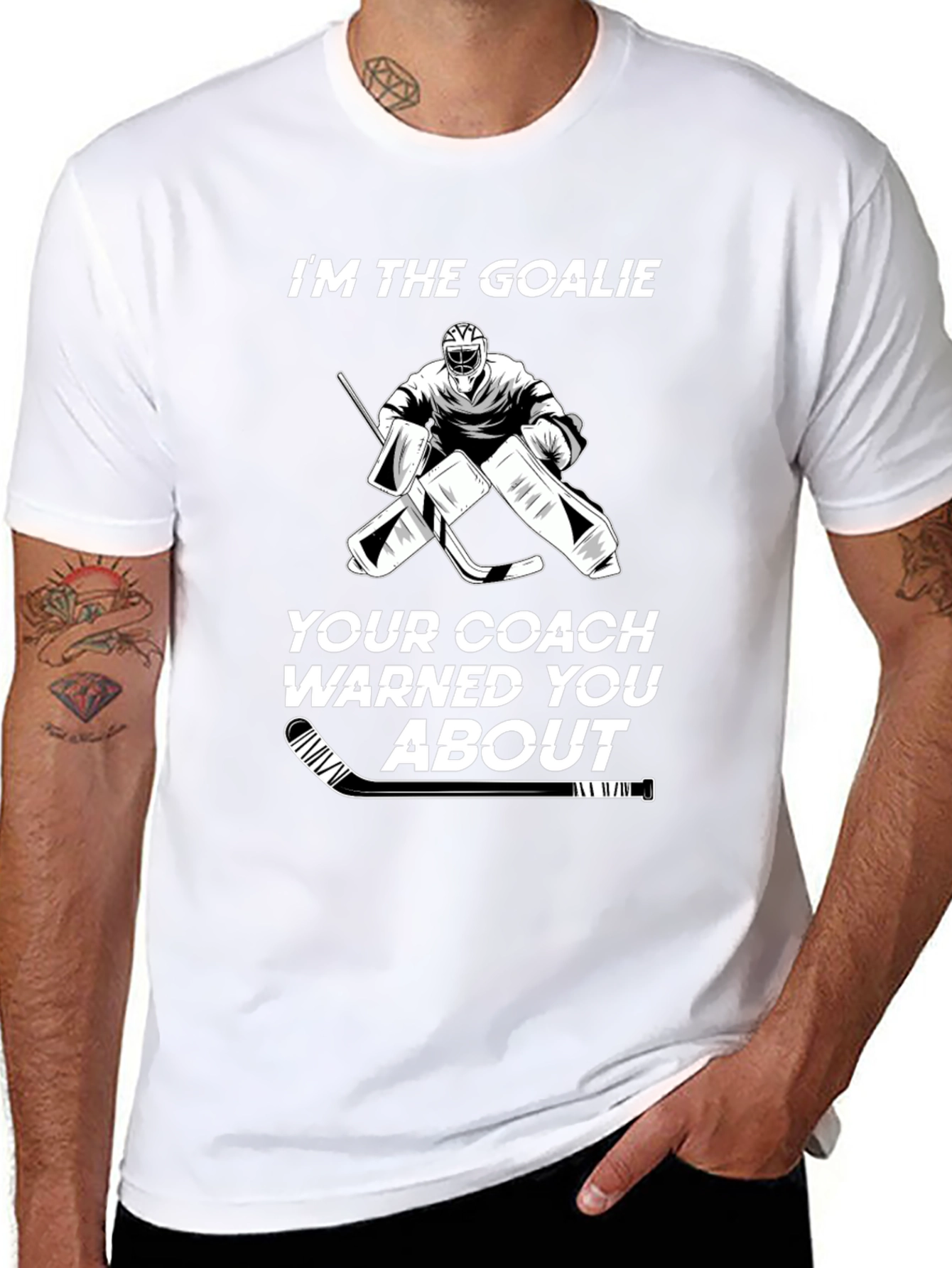 Im The Goalie Hockey T-Shirt