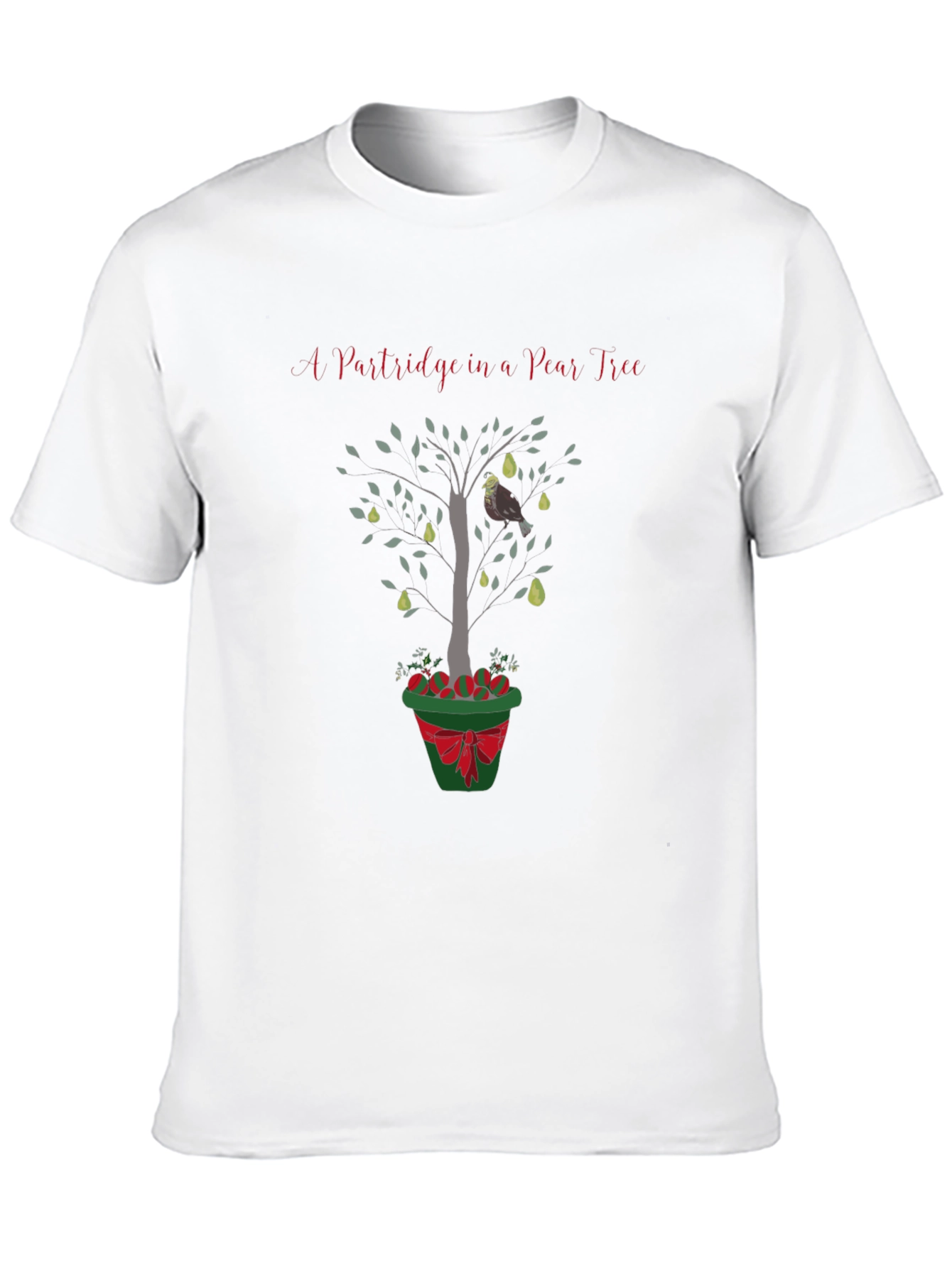 Partridge in a Pear Tree Holiday T-Shirt