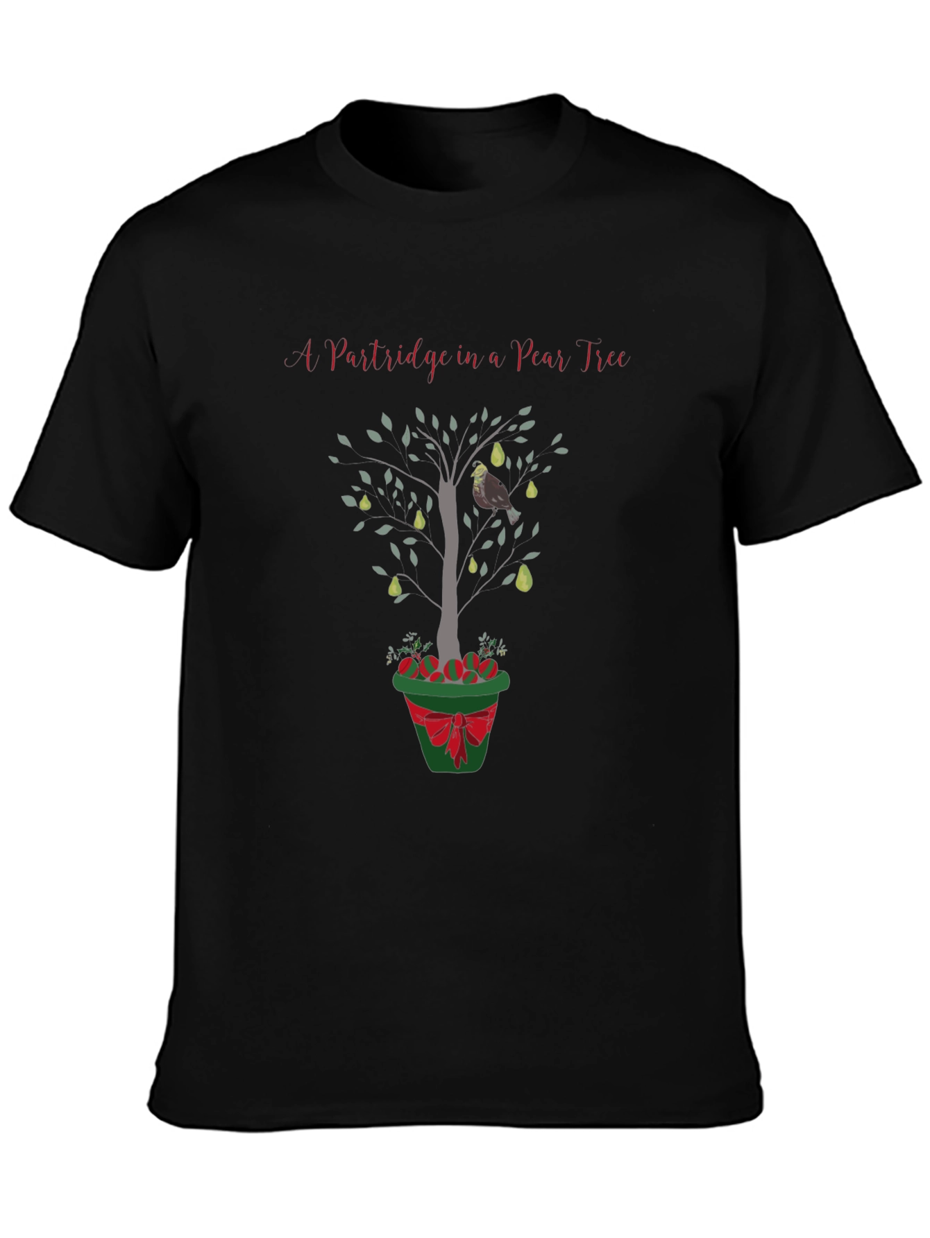 Partridge in a Pear Tree Holiday T-Shirt