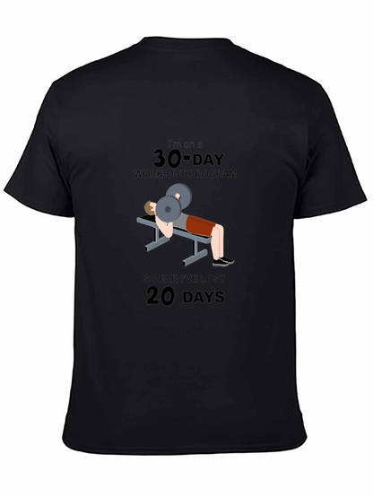 30-Day Workout Program Graphic T-Shirt