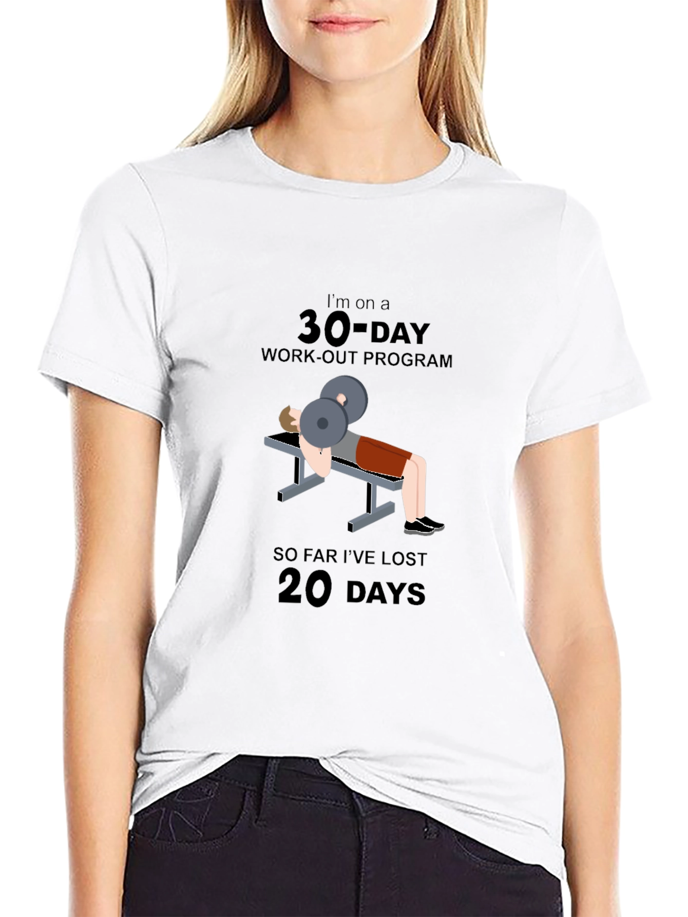 30-Day Workout Program Graphic T-Shirt