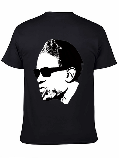 Retro Silhouette Graphic Tee - Black