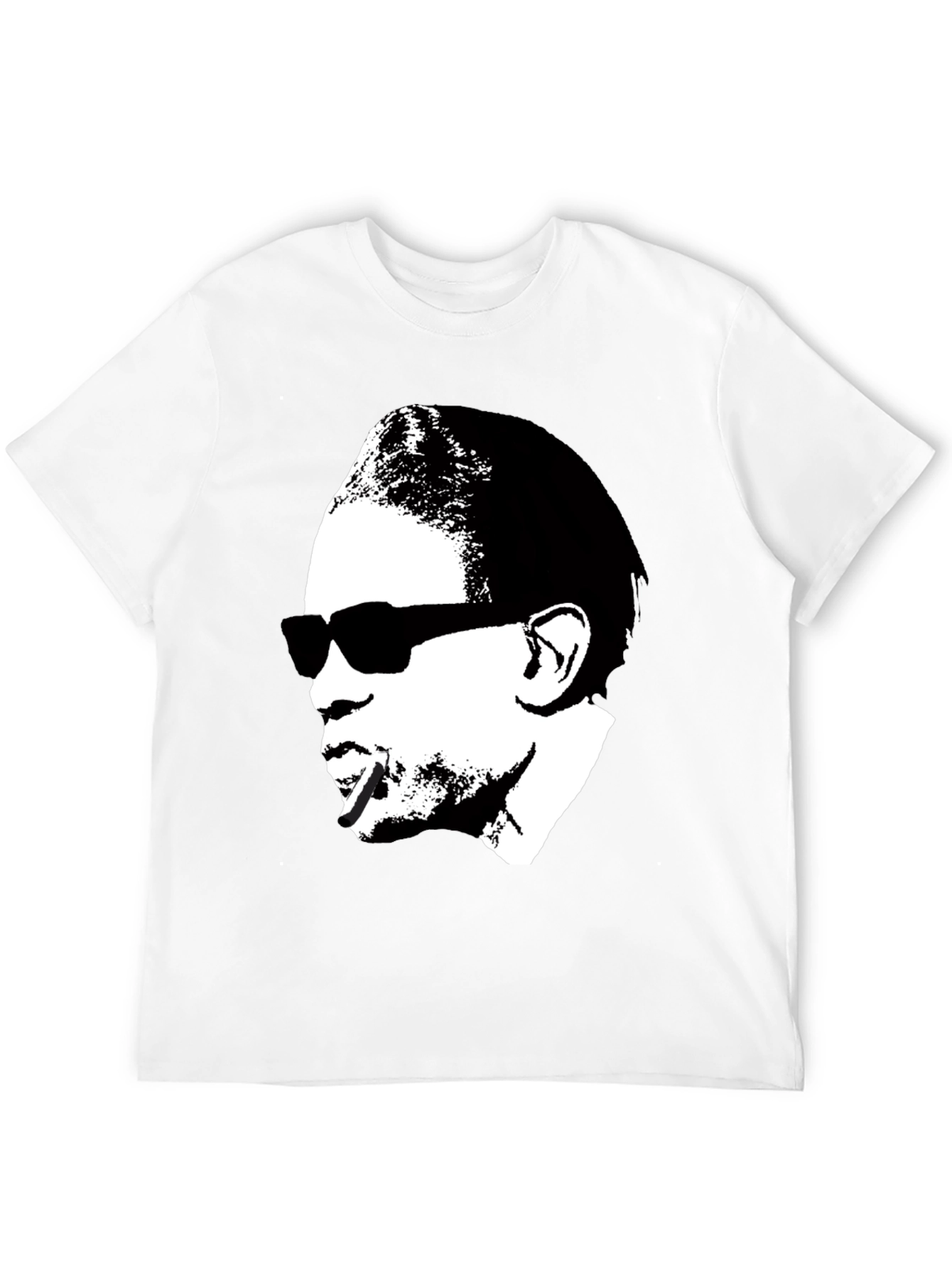 Retro Silhouette Graphic Tee - Black
