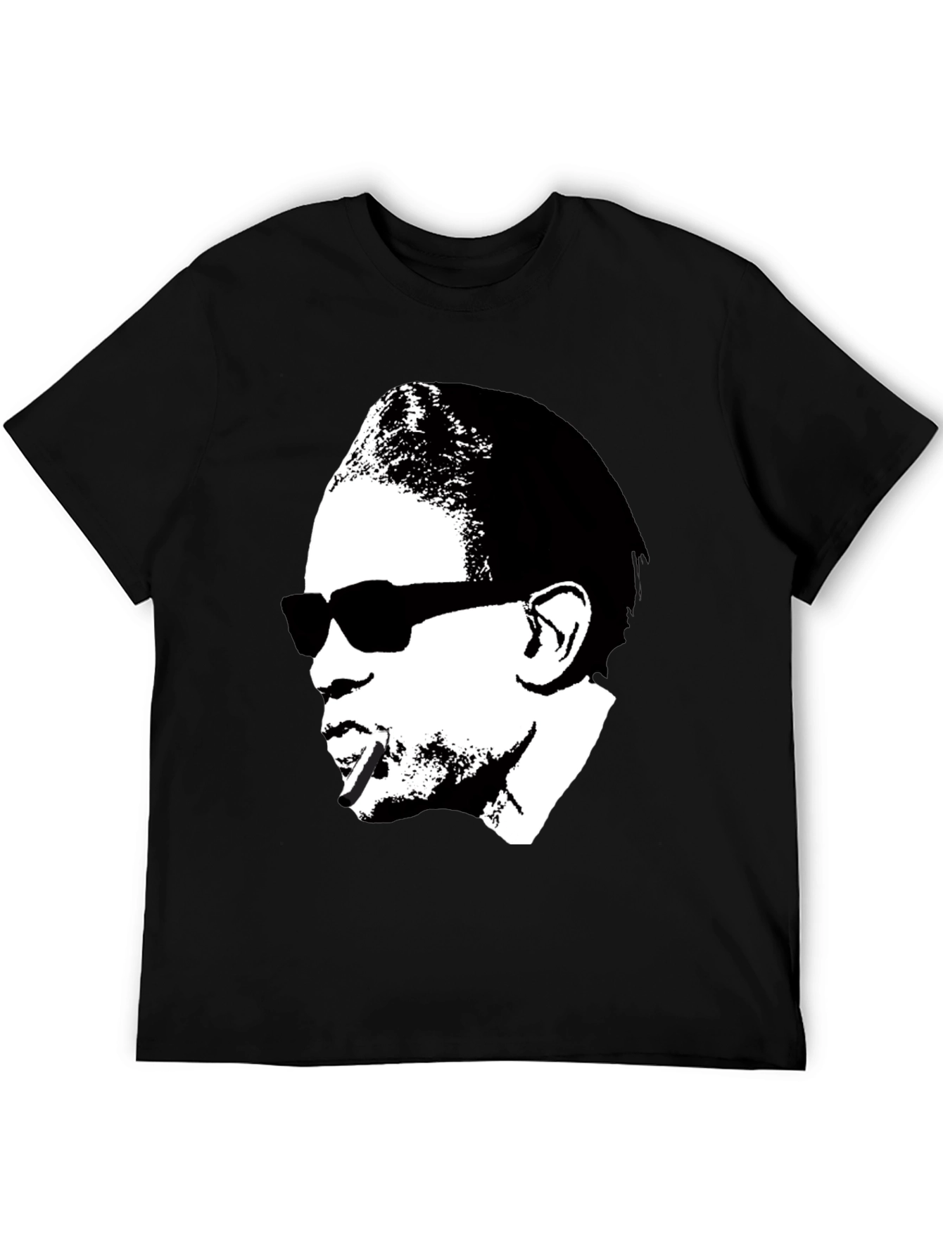 Retro Silhouette Graphic Tee - Black