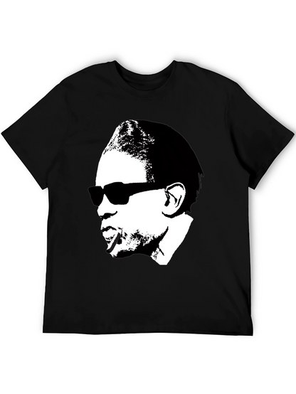 Retro Silhouette Graphic Tee - Black