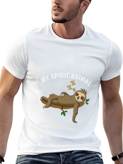 My Spirit Animal Sloth Graphic Tee