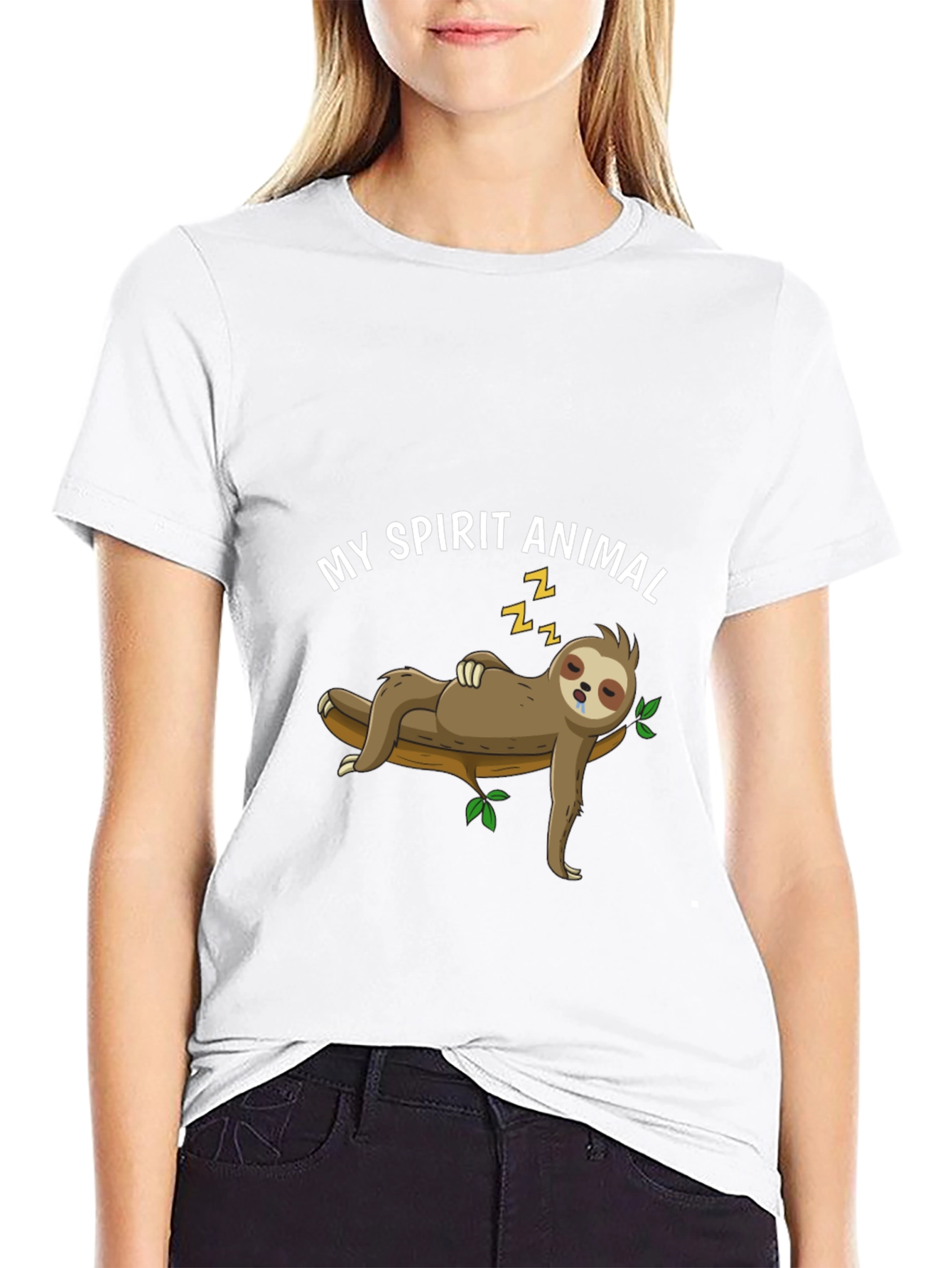 My Spirit Animal Sloth Graphic Tee