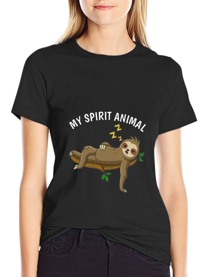 My Spirit Animal Sloth Graphic Tee