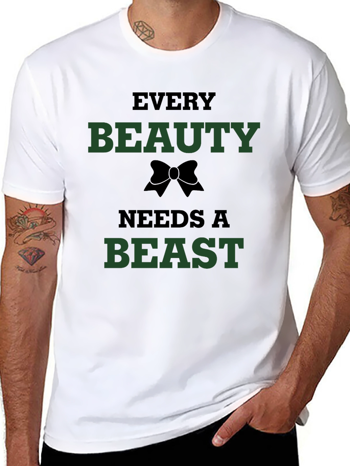 Beauty and Beast Graphic Tee