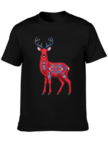 Red Deer Graphic T-Shirt