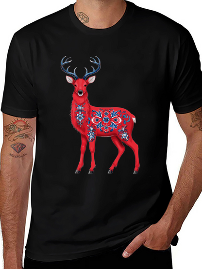 Red Deer Graphic T-Shirt
