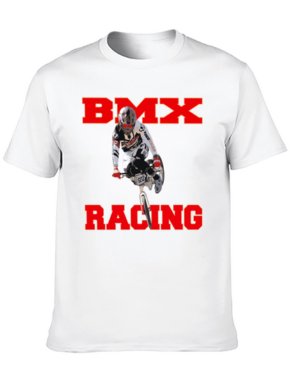 BMX Racing Graphic T-Shirt - Black