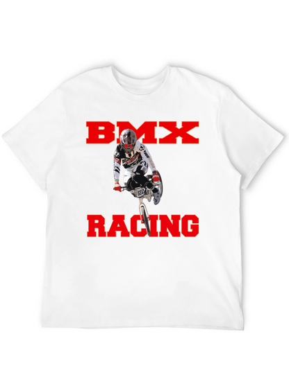 BMX Racing Graphic T-Shirt - Black
