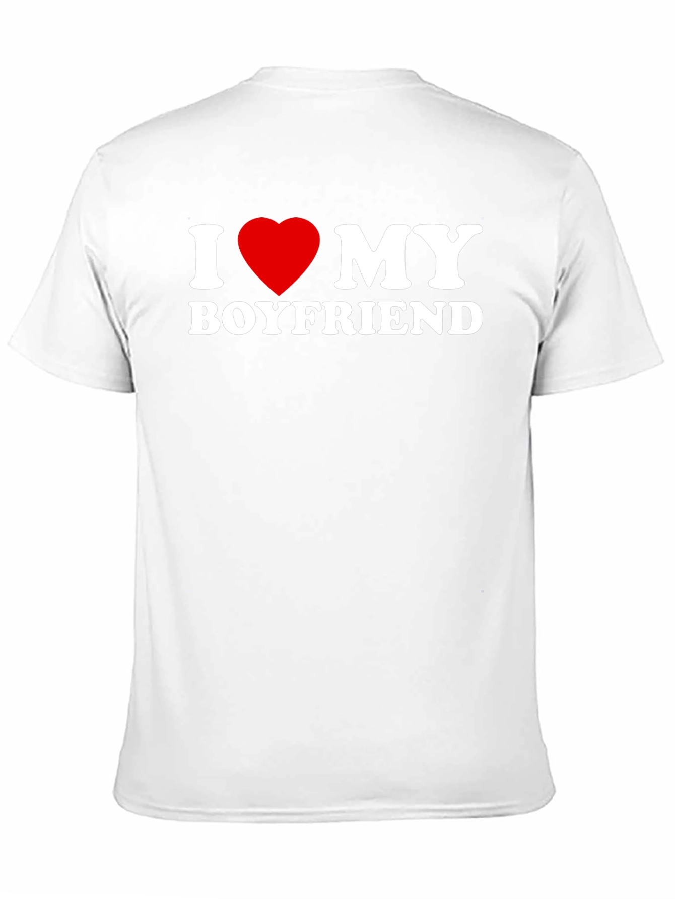 I Heart My Boyfriend Black T-Shirt