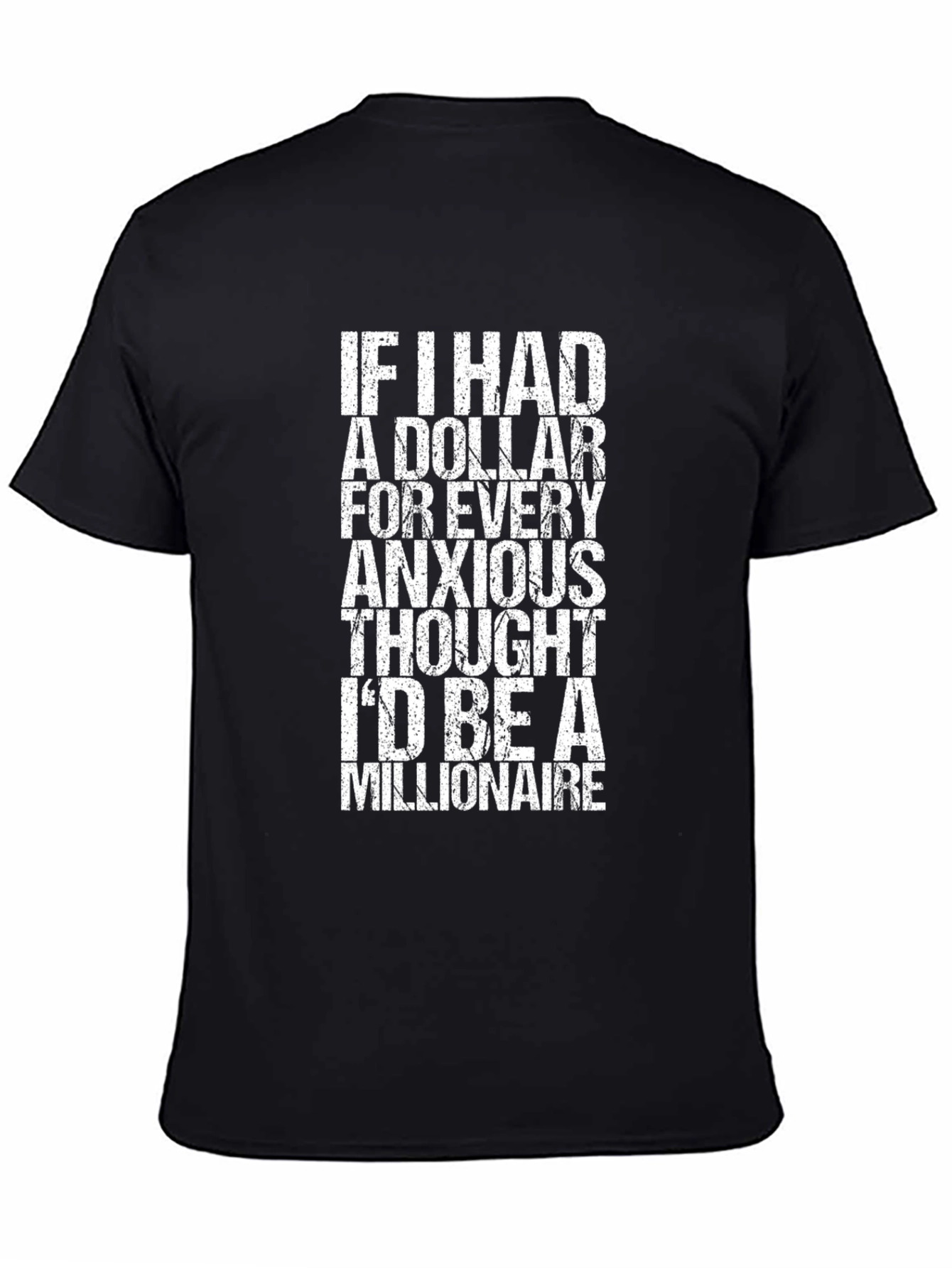 Anxious Thoughts Millionaire Graphic Tee