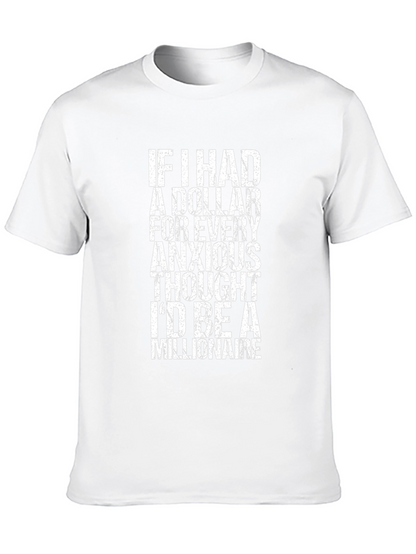 Anxious Thoughts Millionaire Graphic Tee