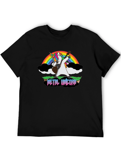 Metal Unicorn Guitar T-Shirt