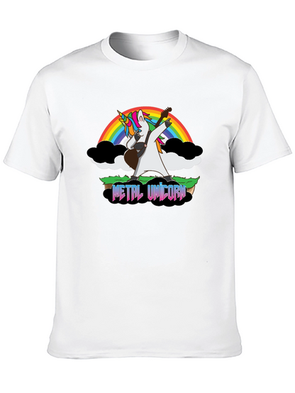 Metal Unicorn Guitar T-Shirt