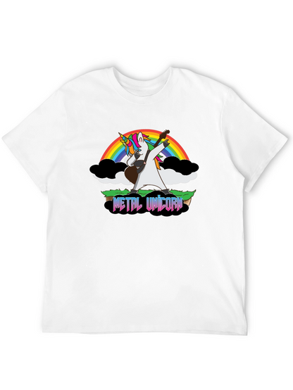 Metal Unicorn Guitar T-Shirt