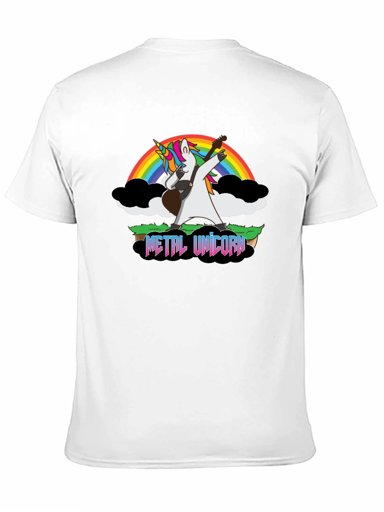Metal Unicorn Guitar T-Shirt