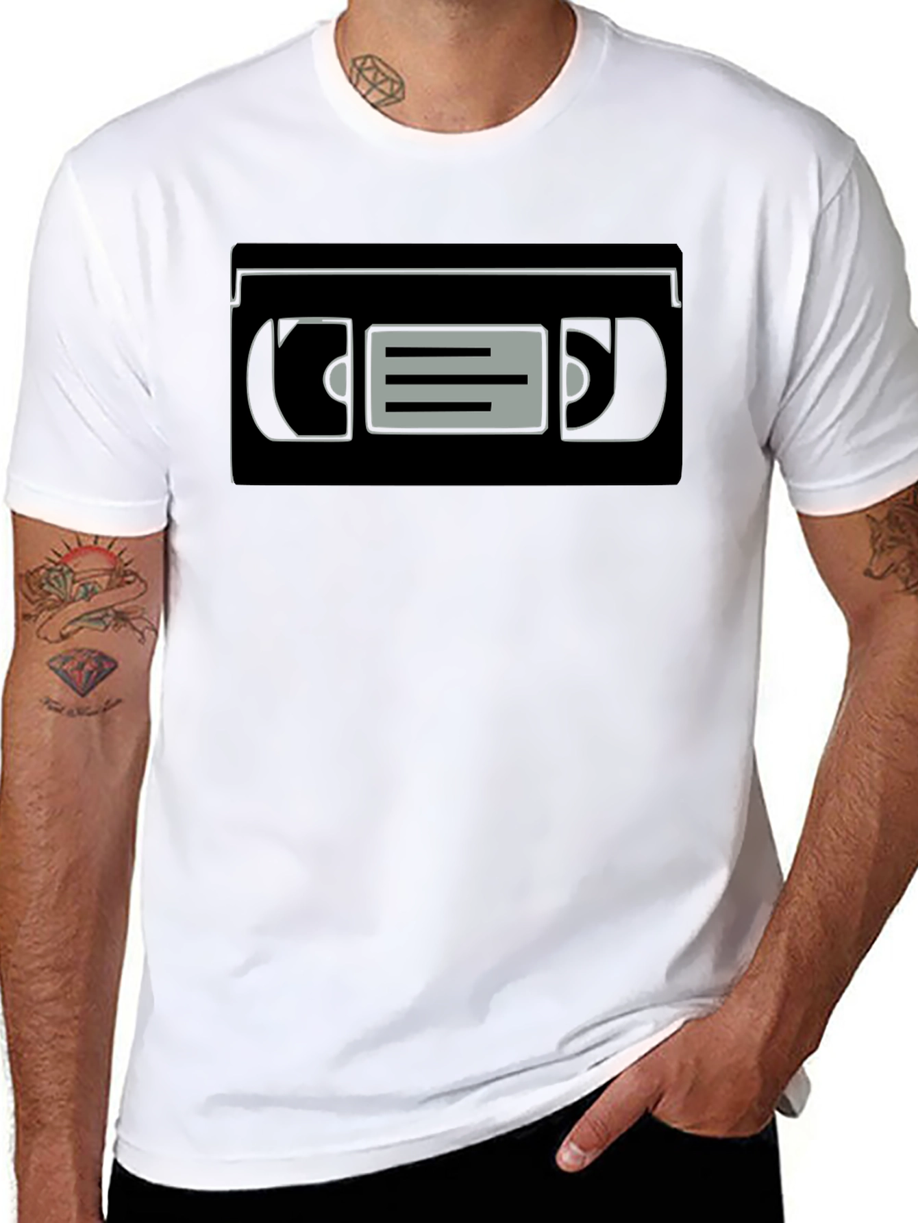 Retro VHS Tape Graphic Tee - Classic Style