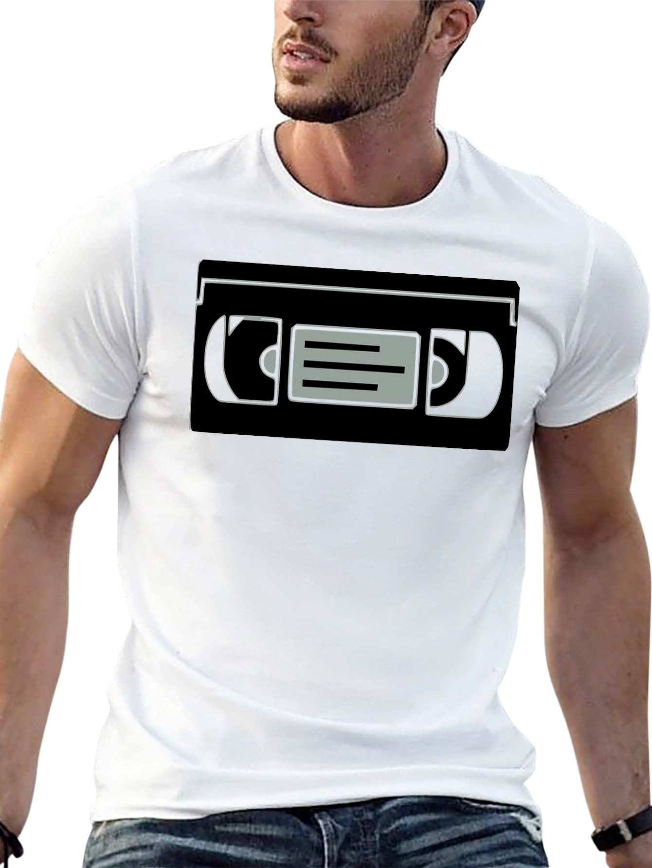 Retro VHS Tape Graphic Tee - Classic Style