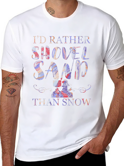 Shovel Sand Graphic T-Shirt