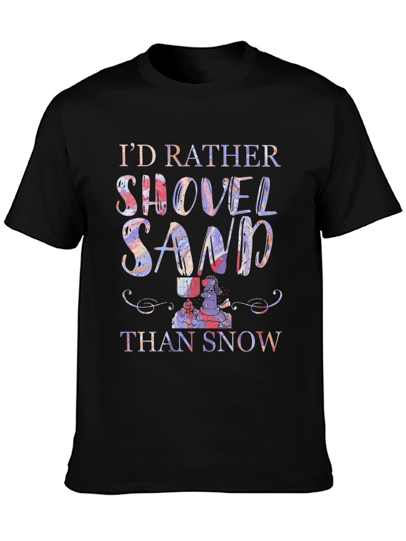 Shovel Sand Graphic T-Shirt