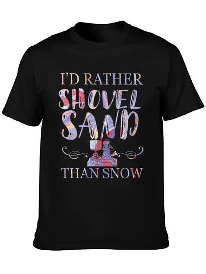 Shovel Sand Graphic T-Shirt