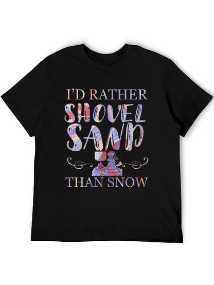 Shovel Sand Graphic T-Shirt