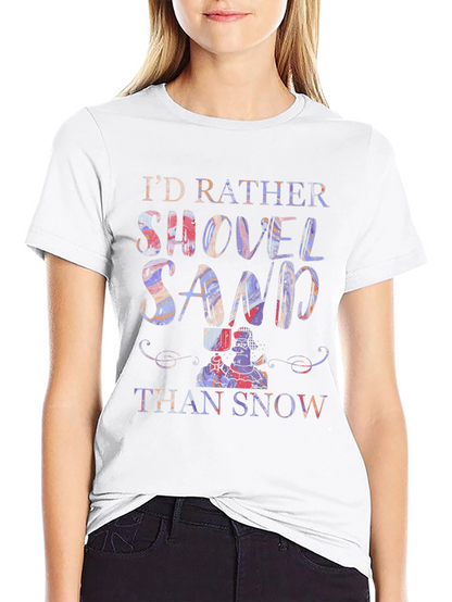 Shovel Sand Graphic T-Shirt