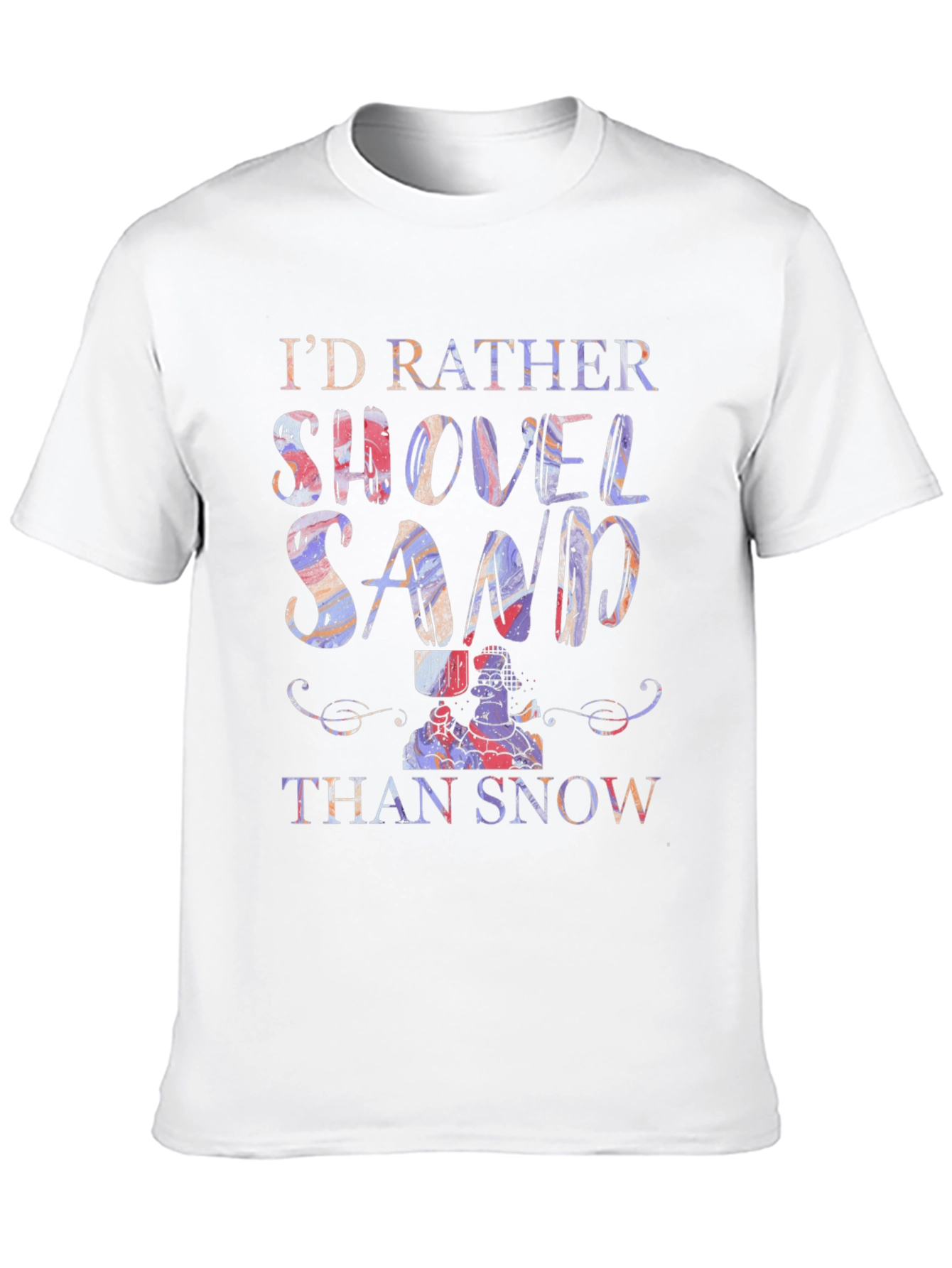 Shovel Sand Graphic T-Shirt