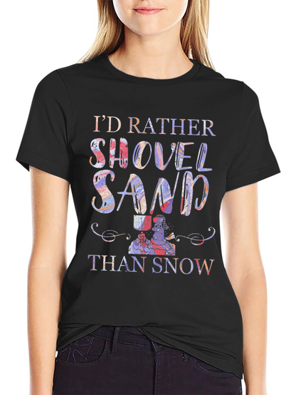 Shovel Sand Graphic T-Shirt