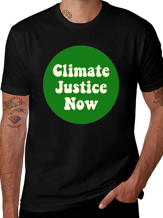 Climate Justice Now Tee - Eco Friendly T-Shirt